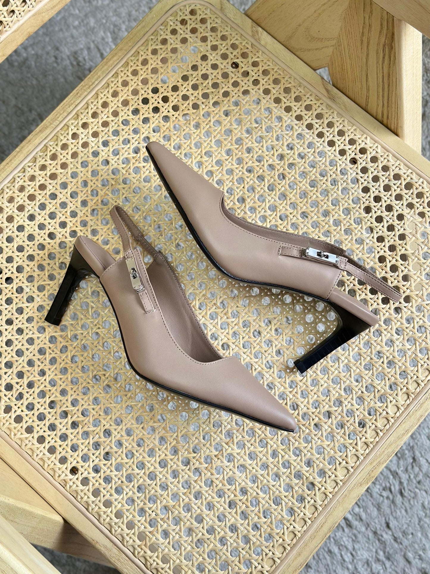 Hermes Lover 80 Pump Heels
