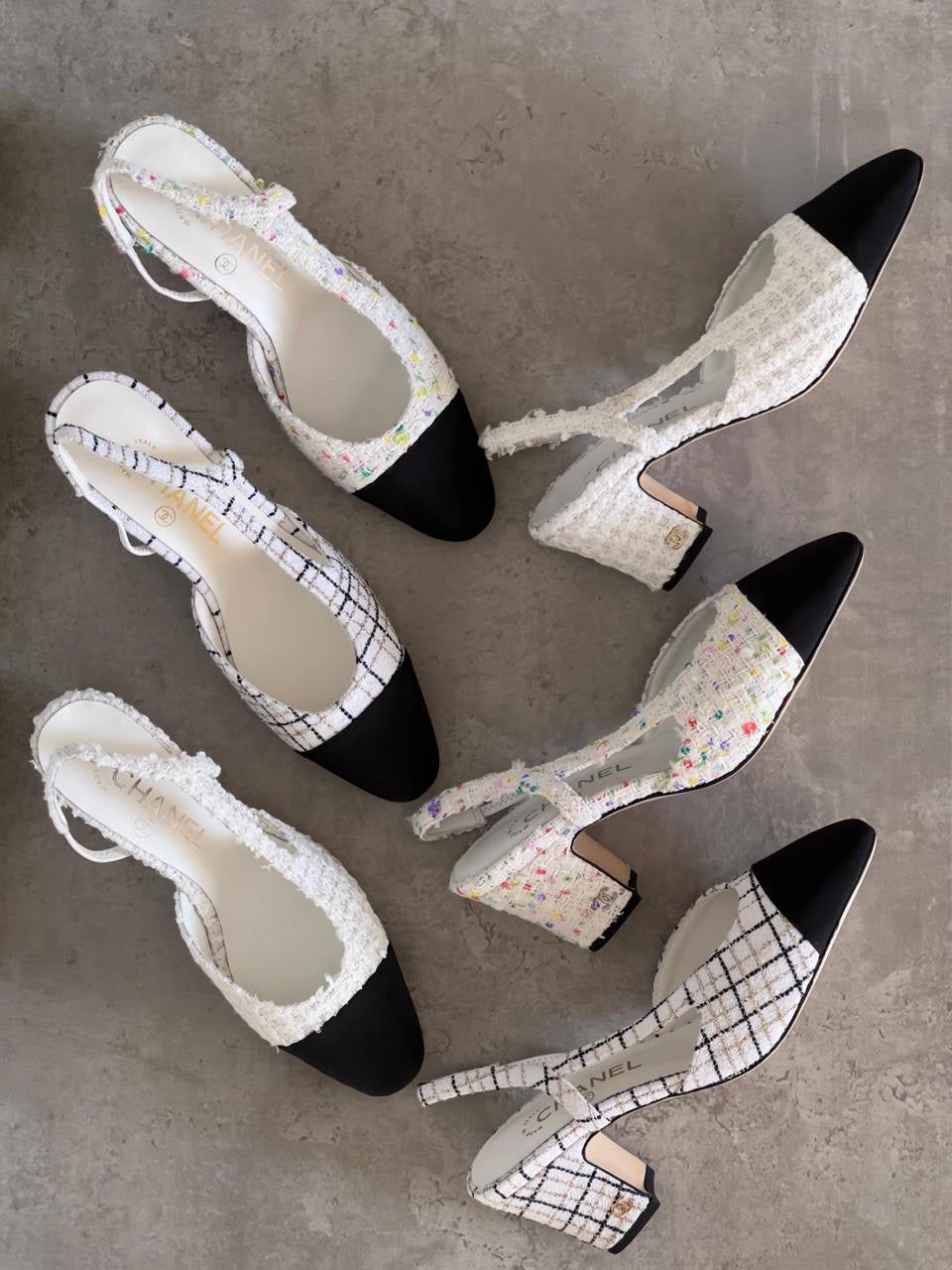 Chanel Heels 3 Colors