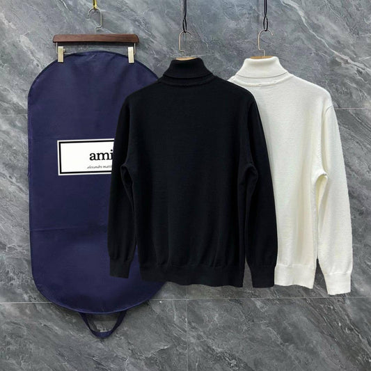 AMI High Neck Sweater