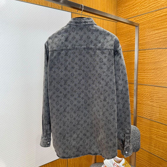 Louis Vuitton Long Sleeve Denim Shirt