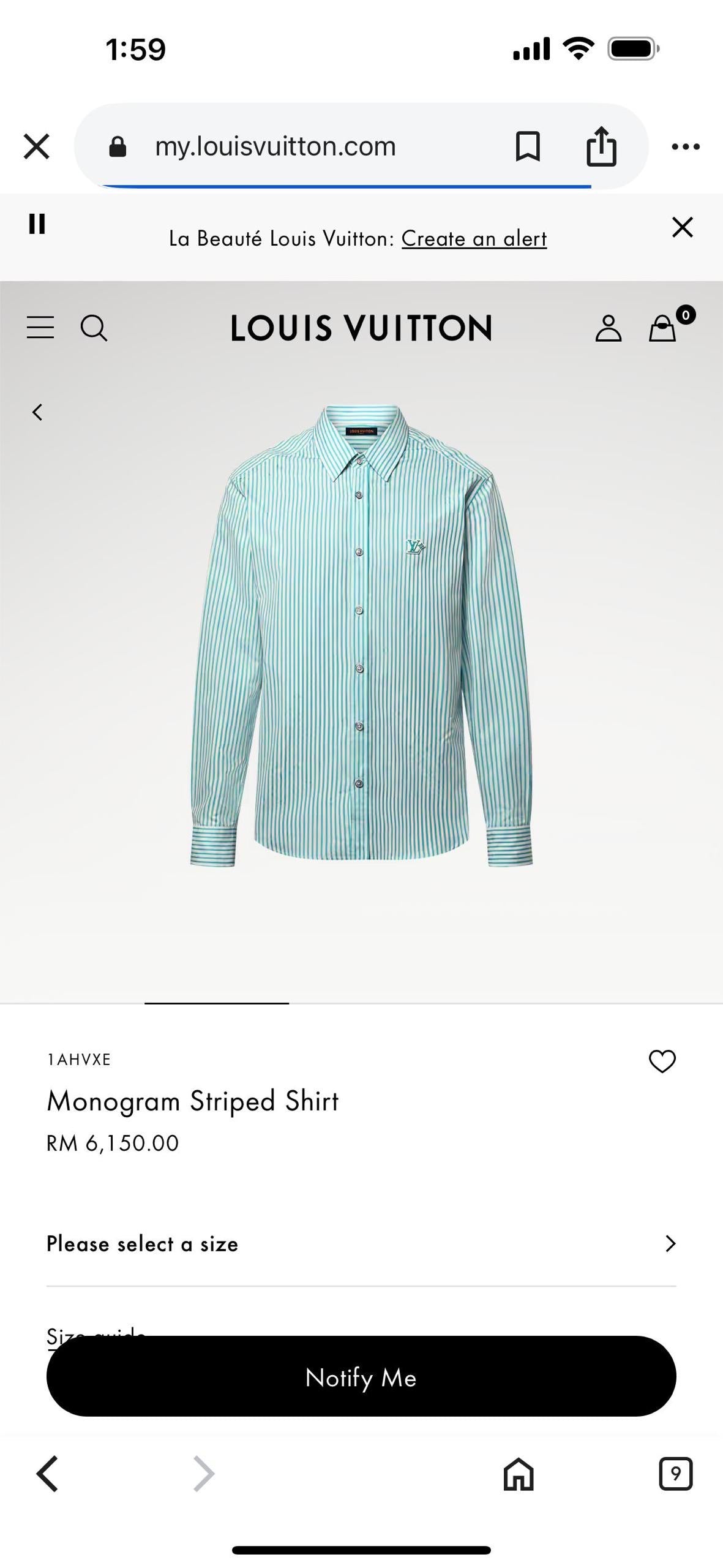 Louis Vuitton Long Sleeve Shirt