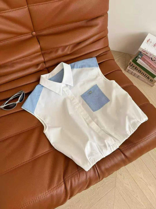 Miu Miu Sleeveless Shirt