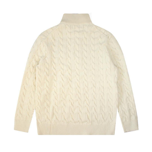 Polo Half Zipper Sweaters