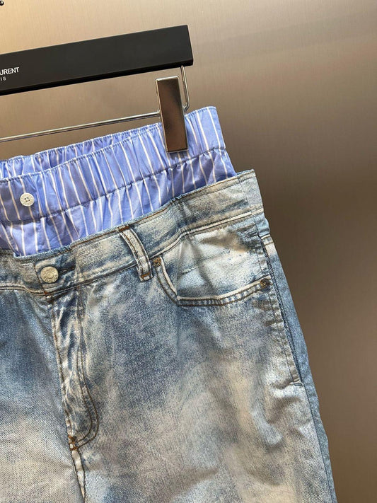 Acne Studios Wide Leg Jeans Pants