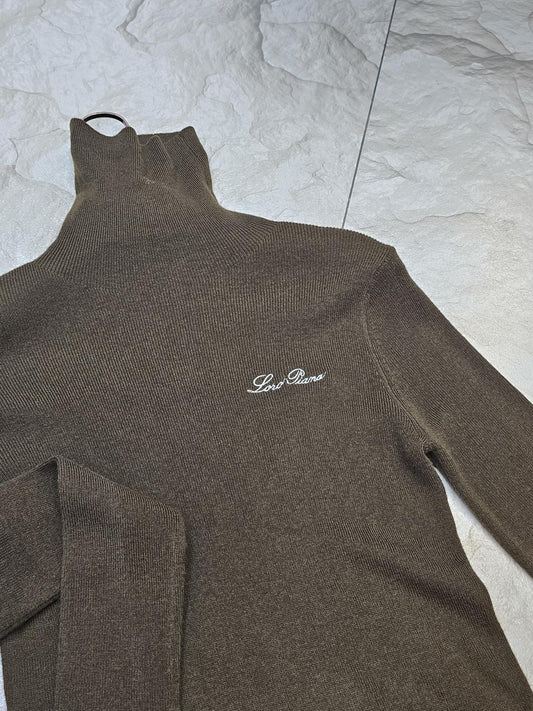 Loro Piana High Neck Ling Sleeve Sweaters 2 colors