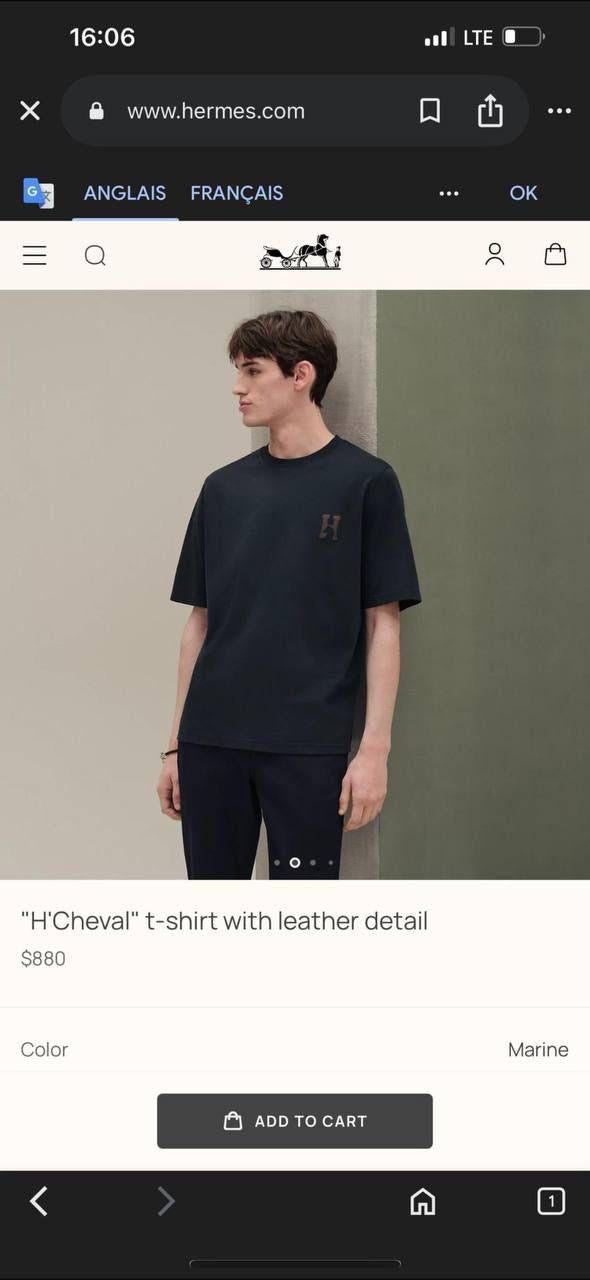 Hermes T-Shirt 5 colors