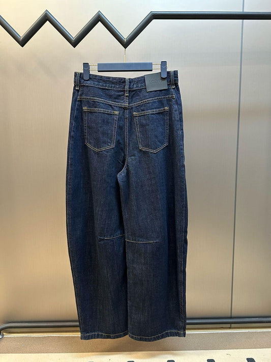 Loewe High Rise Barrel Leg Jeans Pants