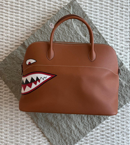Hermes Bolide Shark Duffle Bag ( VIP Quality )