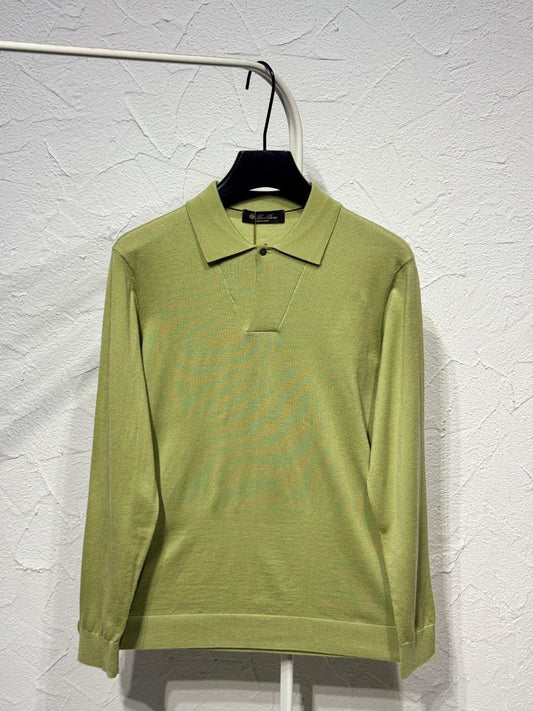 Loro Piana Long Sleeve Polo Shirt