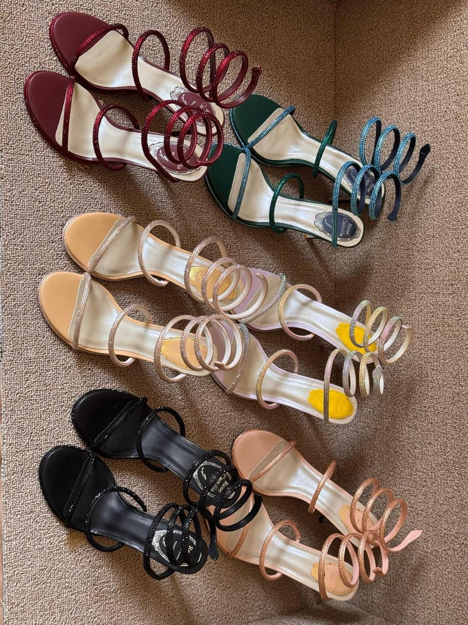 Rene Cavilla Heels 3 colors