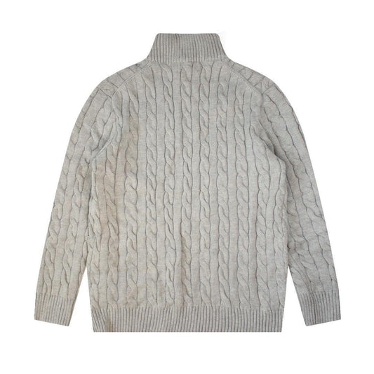 Polo Half Zipper Sweaters