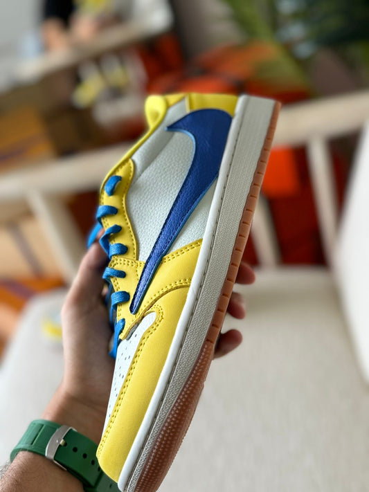Air Jordan 1 l Low X Travis Scott 'Canary'