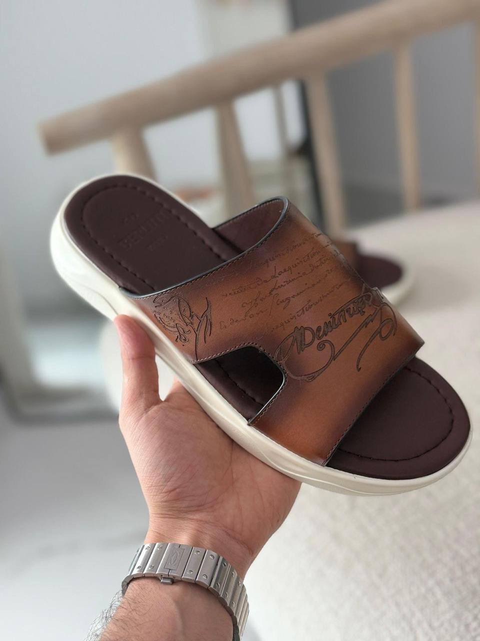 Berluti Shadow Slippers