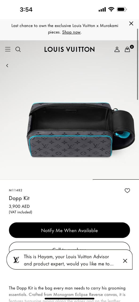 Louis Vuittin Pouch (VIP Quality) 3 colors