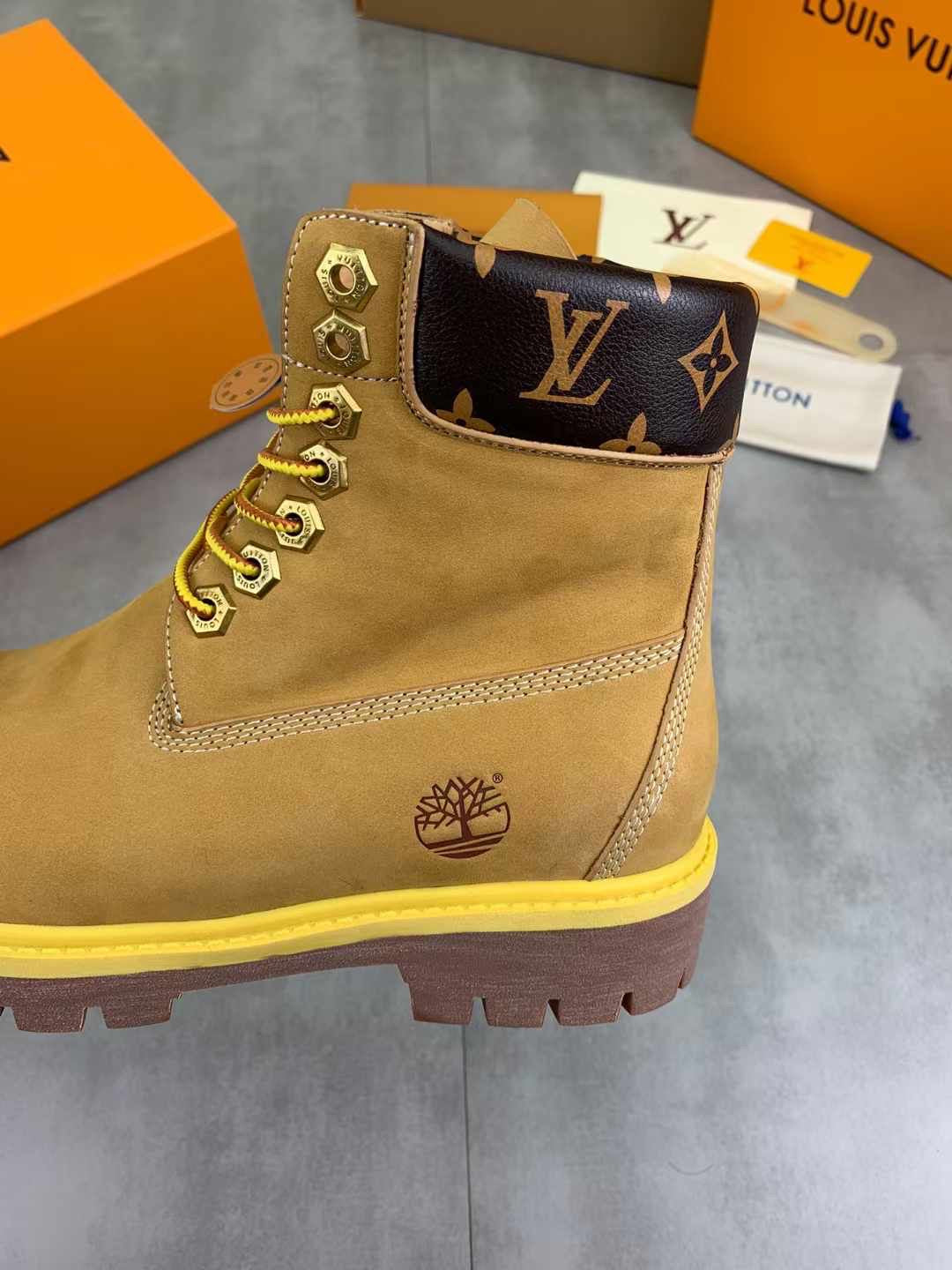 Louis Vuitton x Timberland Boots