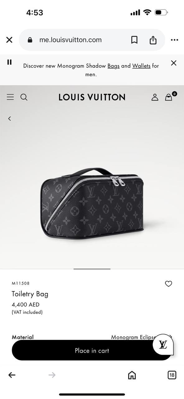 Louis Vuitton Pouch (VIP Quality) 3 colors
