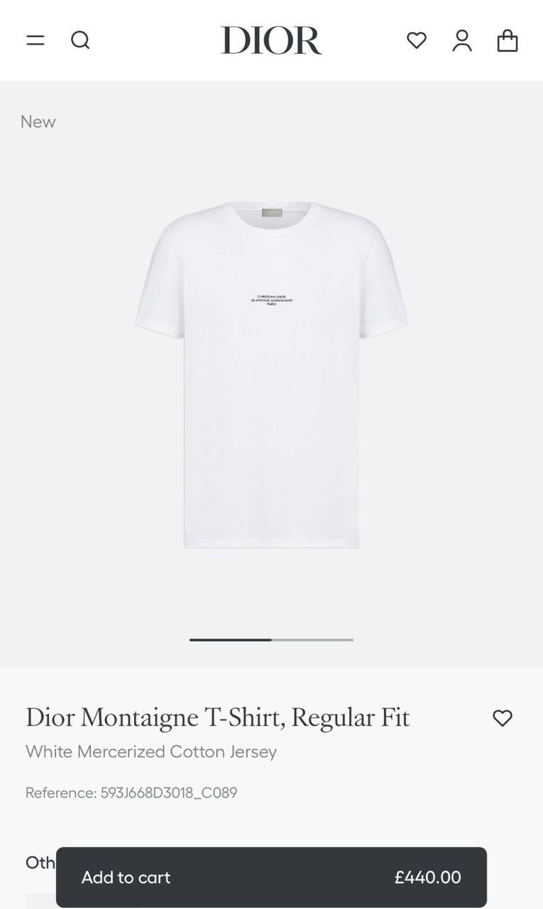 Dior T-Shirt 2 colors
