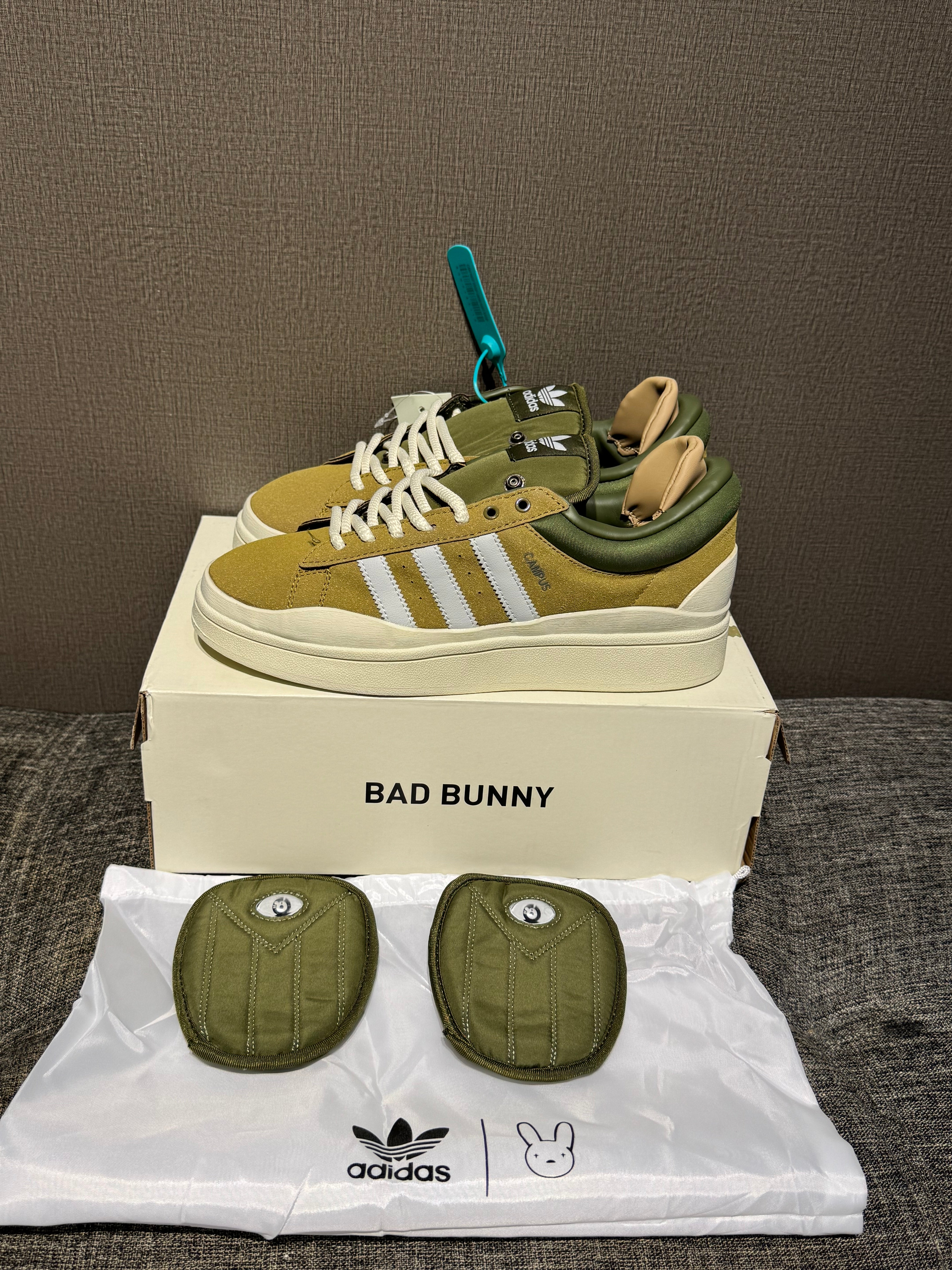 adidas gazelle silver green womens Adidas Campus X Bad Bunny – Whatever.uae
