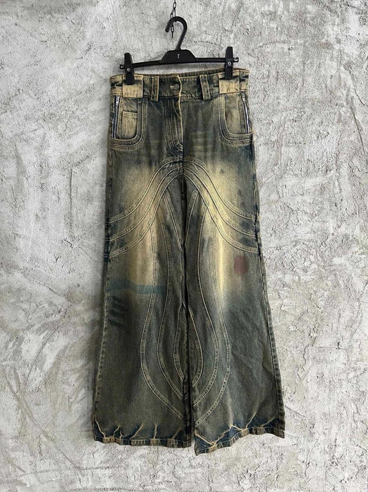 No Faith Studios Heavy Wave Denim Pants