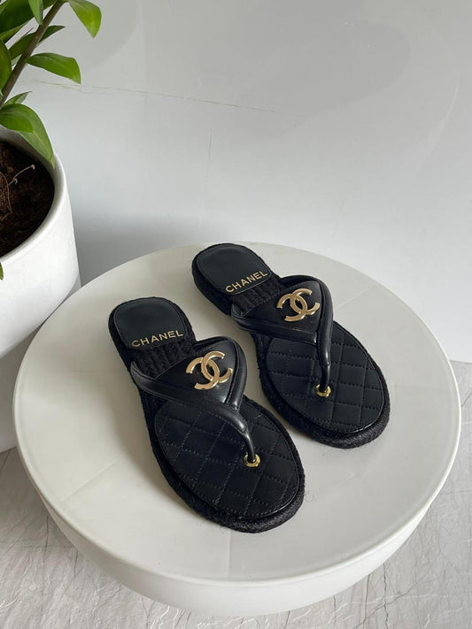 Chanel Slippers 2 colors