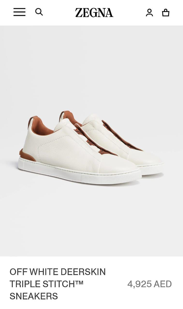 Zegna Sneakers 3 colors