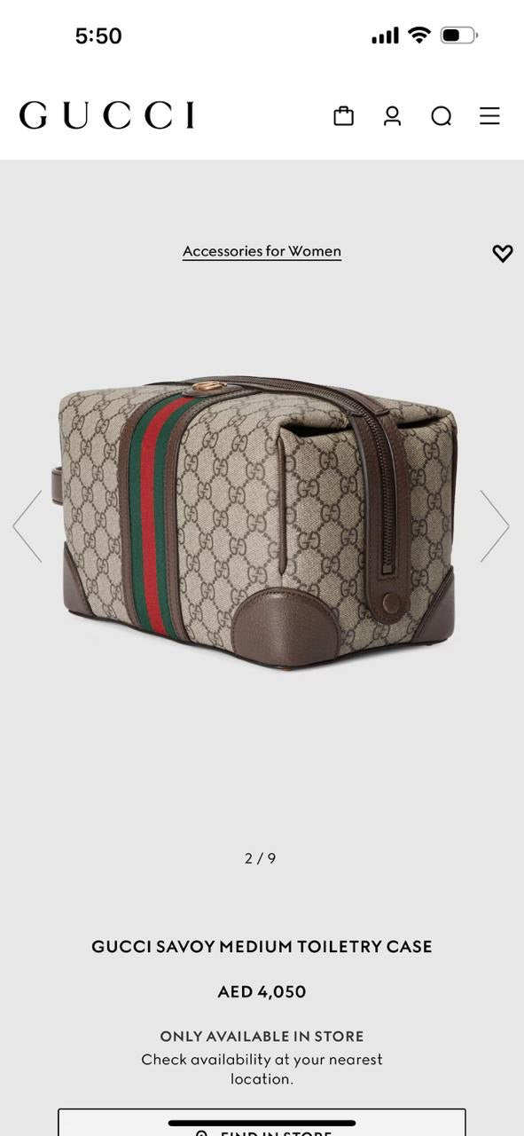 Gucci Pouch (VIP Quality) 2 colors