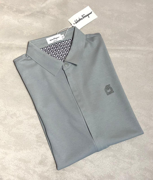 Ferragamo Zipped Polo Shirt 3 colors