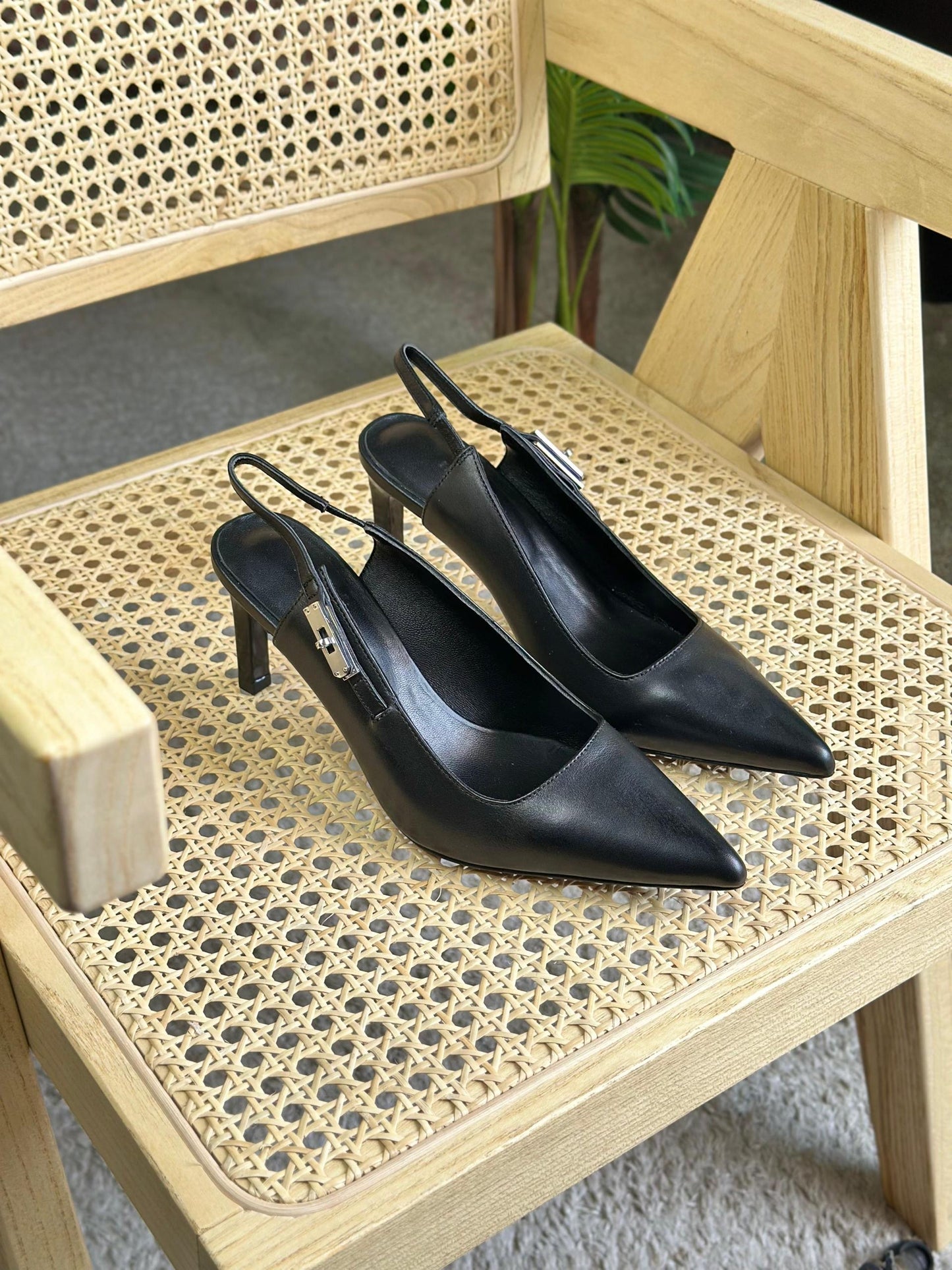 Hermes Lover 80 Pump Heels