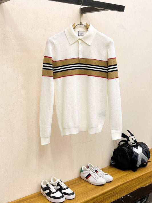 Burrbery Polo Sweaters 2 colors