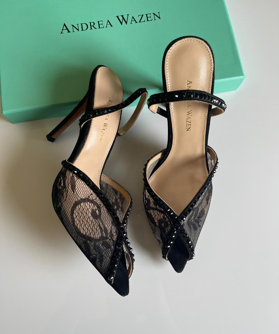 Andrea Wazen Heels 4 colors