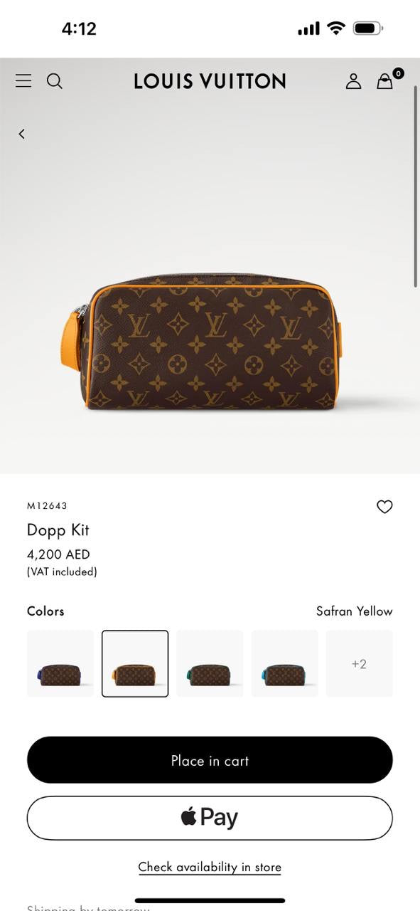 Louis Vuittin Pouch (VIP Quality) 3 colors