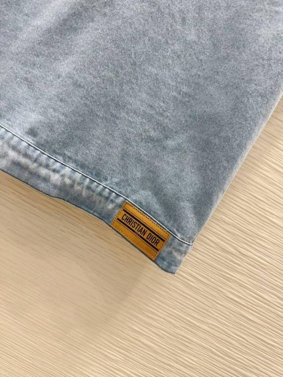 Dior Denim Short Sleeve Shirt