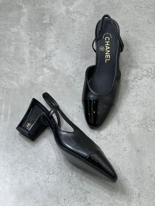 CHANEL HEELS 3 colors