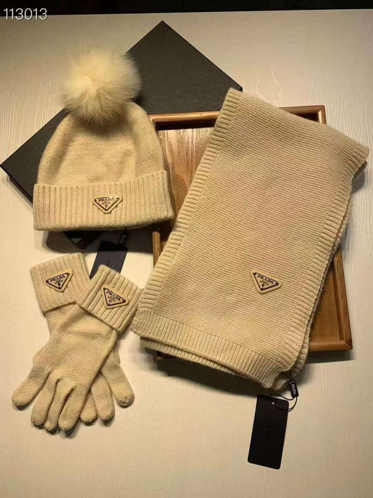 Prada (Scarf-Gloves-Beanie)