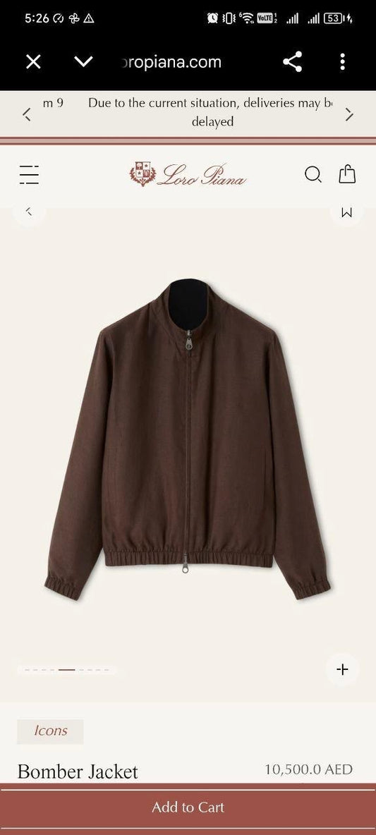 Loro Piana Reversible Jacket
