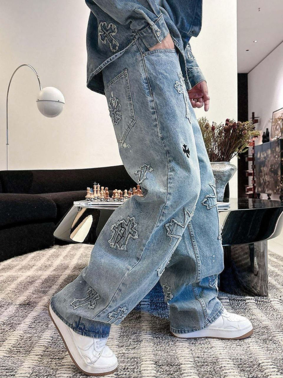 Chrome Hearts Jeans Pants