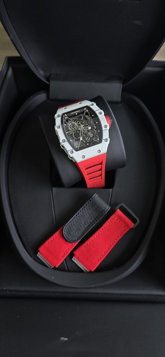Richard mille 35-01 white carbon tourbillon premium quality men's watch Super Cloned