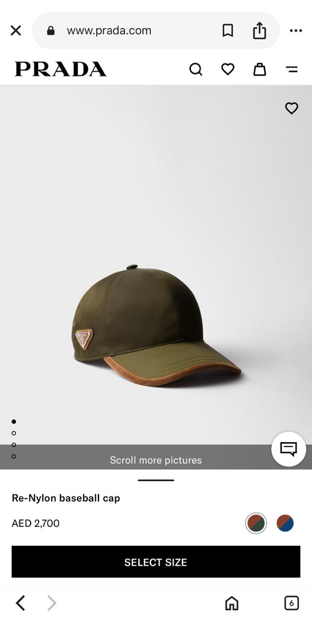 Prada Cap 4 colors