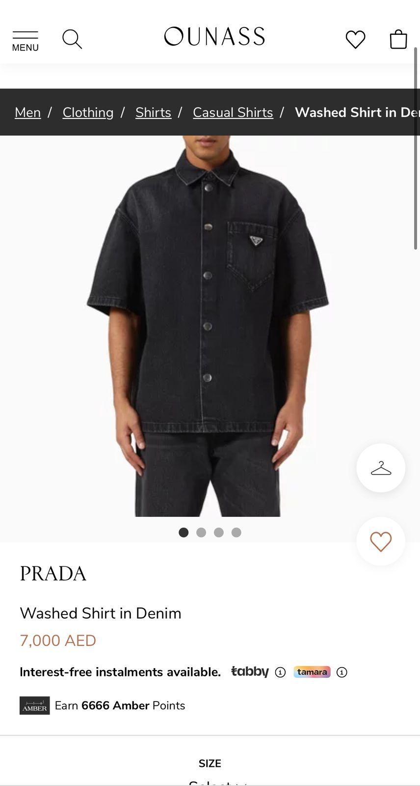 Prada Jeans Shirt