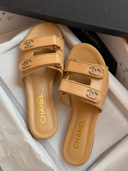 Chanel Slippers - Beige