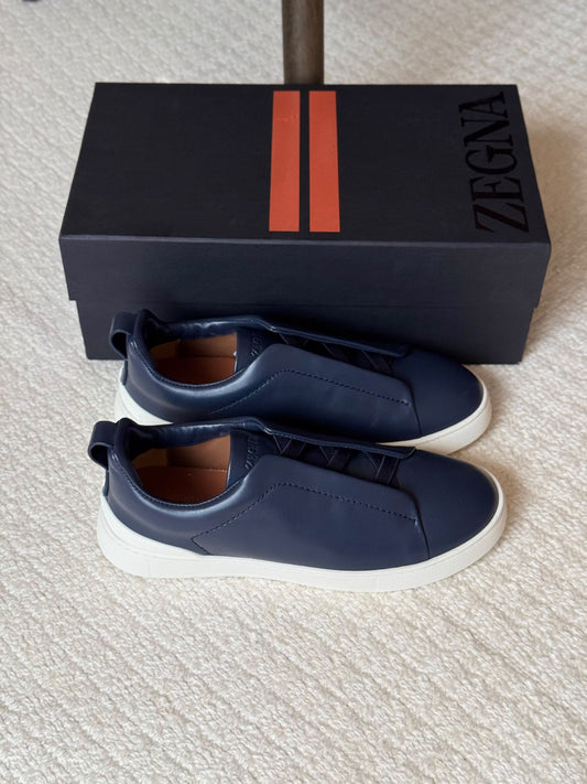 Zegna Panel Sneakers - Navy