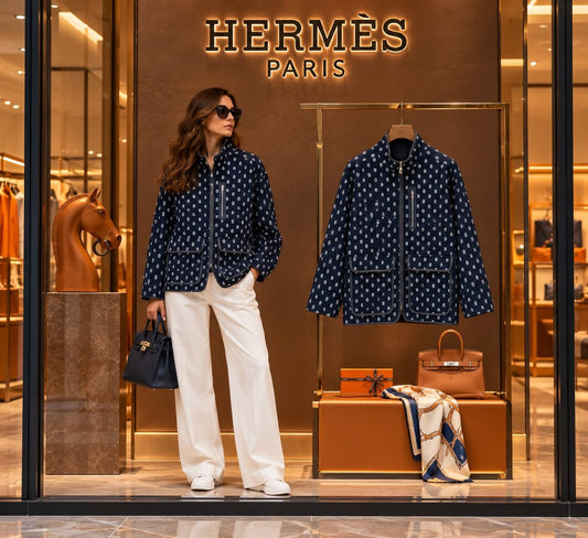 Hermes Jacket Four-Pocket - Navy