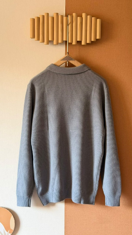 Loro Piana Polo Sweater - Blue
