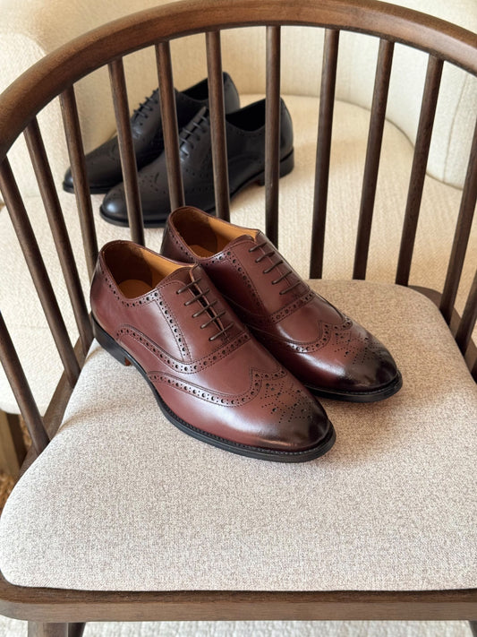 Hermès Leather Formal Shoes - Brown, Black