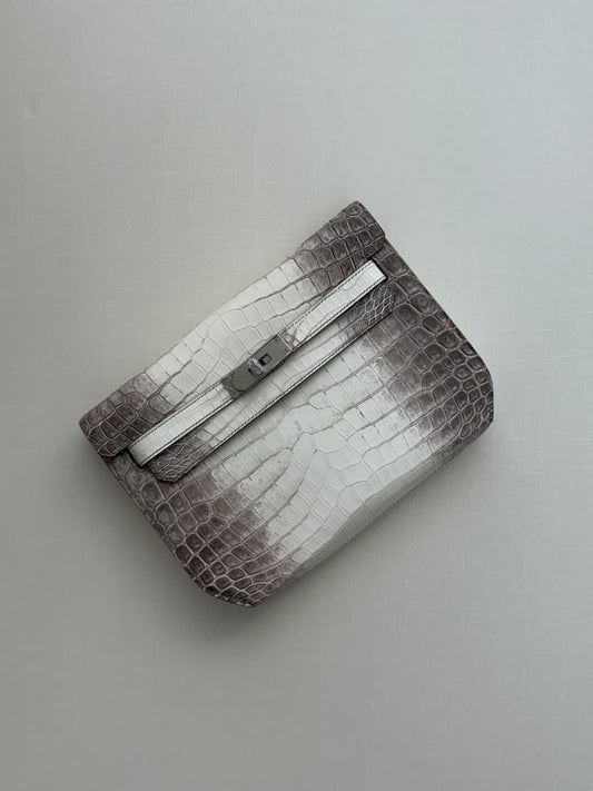 Hermès Depeches Clutch - White Embossed