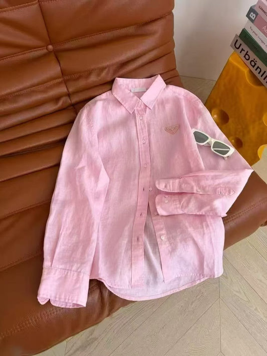 Prada Shirt - Pink, Yellow, Blue, White