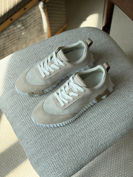Hermès Sneakers - Beige, Pink