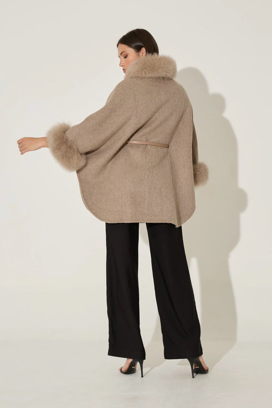 Loro Piana Cape Coat - Beige