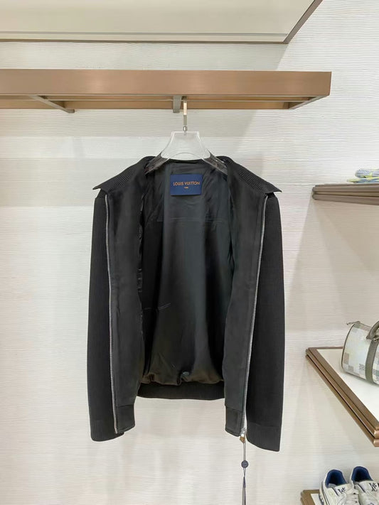 Louis Vuitton Jacket - Black Embossed