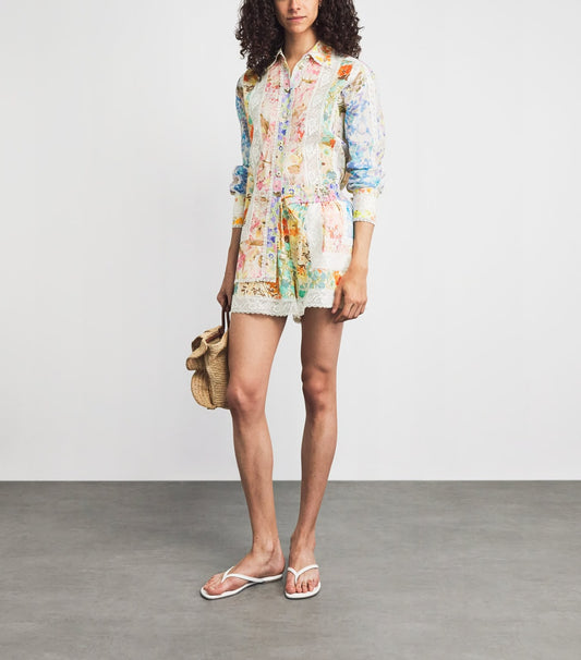 Zimmermann Lace-Trim Set - Multi